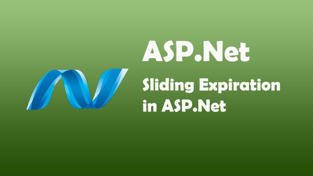 What is slidingExpiration attribute in ASP.Net?