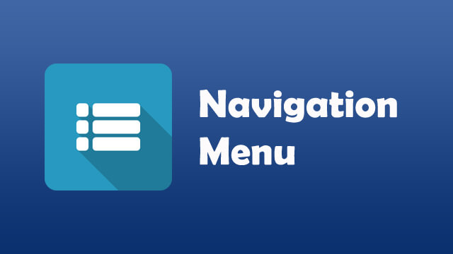 Navigation Menu Design