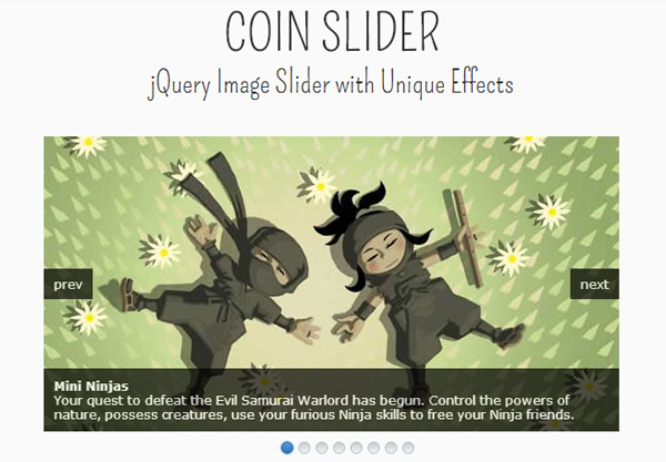 JQuery Coin Slider