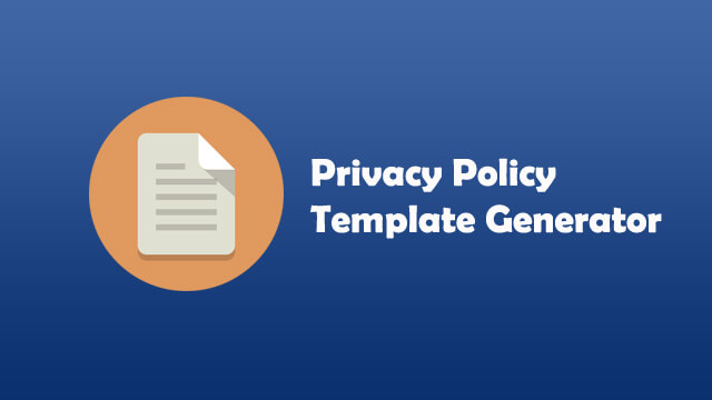 Online Privacy Policy Generator