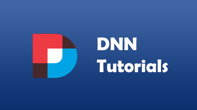 Create your first DNN module extension